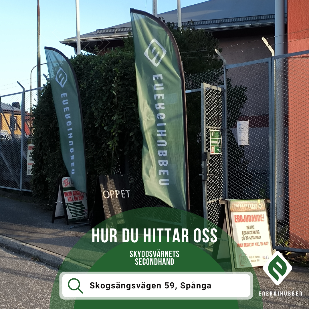 Energihubben Nutrition klubben i Spånga – Skogsängsvägen 59.